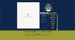 Desktop Screenshot of domusaudia.com