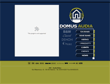 Tablet Screenshot of domusaudia.com